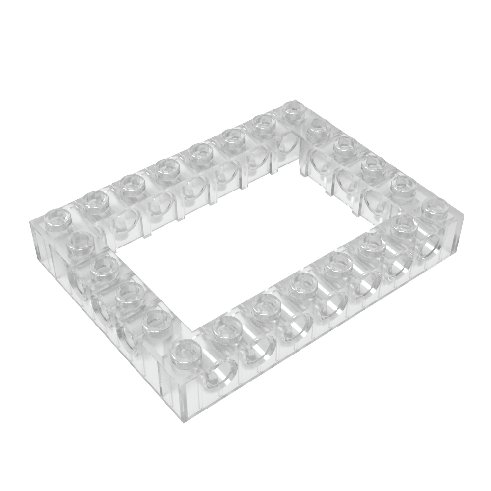 Brique Technic 6 x 8 avec centre ouvert 4 x 6-BricksBulk.Fr