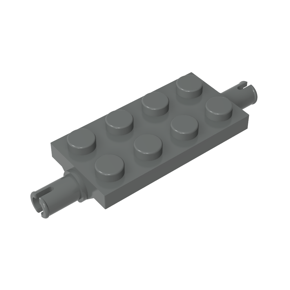 Plaque spéciale 2 x 4 avec goupilles-MyGobricksFr