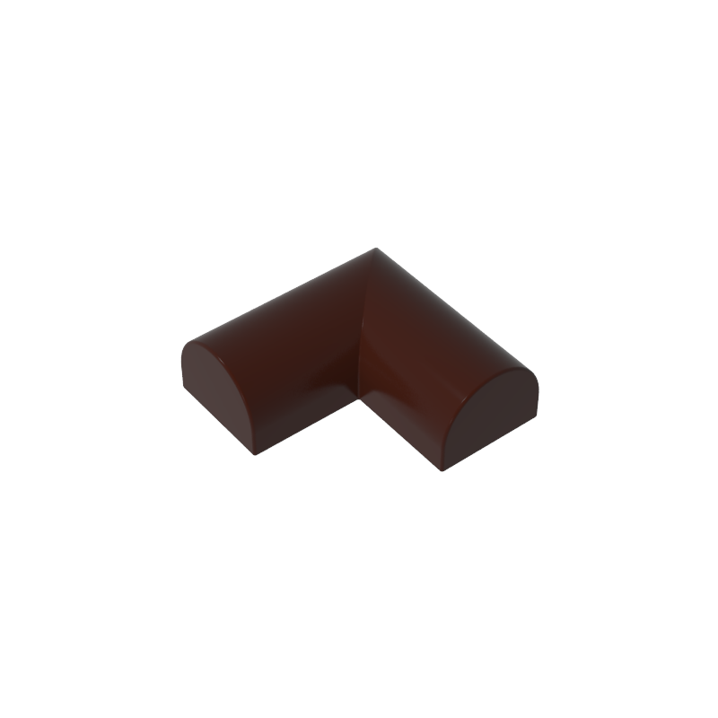 Tuiles courbées d'angle 2x2x2/3