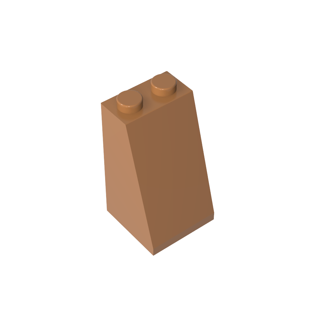 Pente 75° 2 x 2 x 3 [Montants creux]-MyGobricksFr