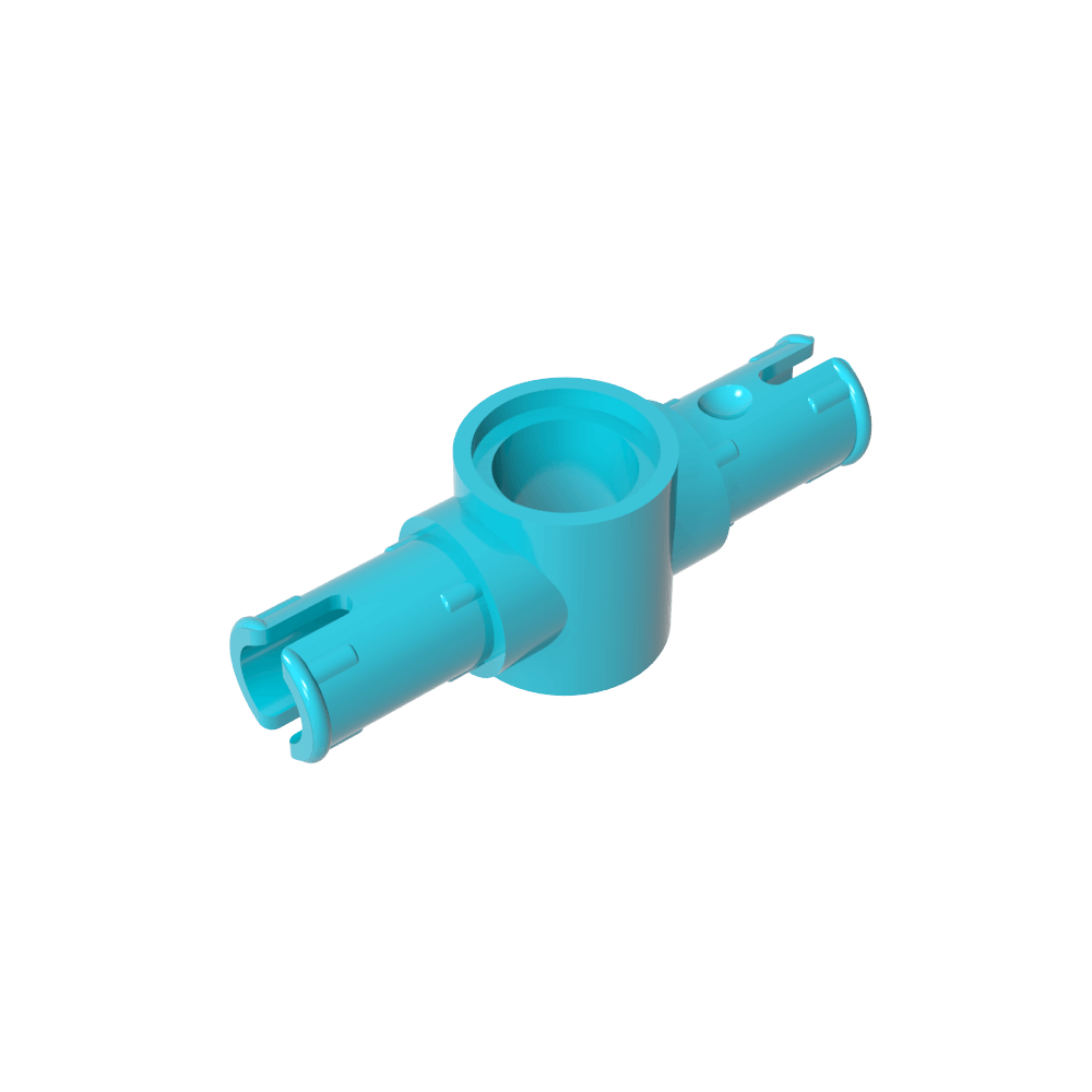 Connecteur Technic à 2 broches avec rainures de friction longitudinales [Grands trous carrés pour les broches]-MyGobricksFr