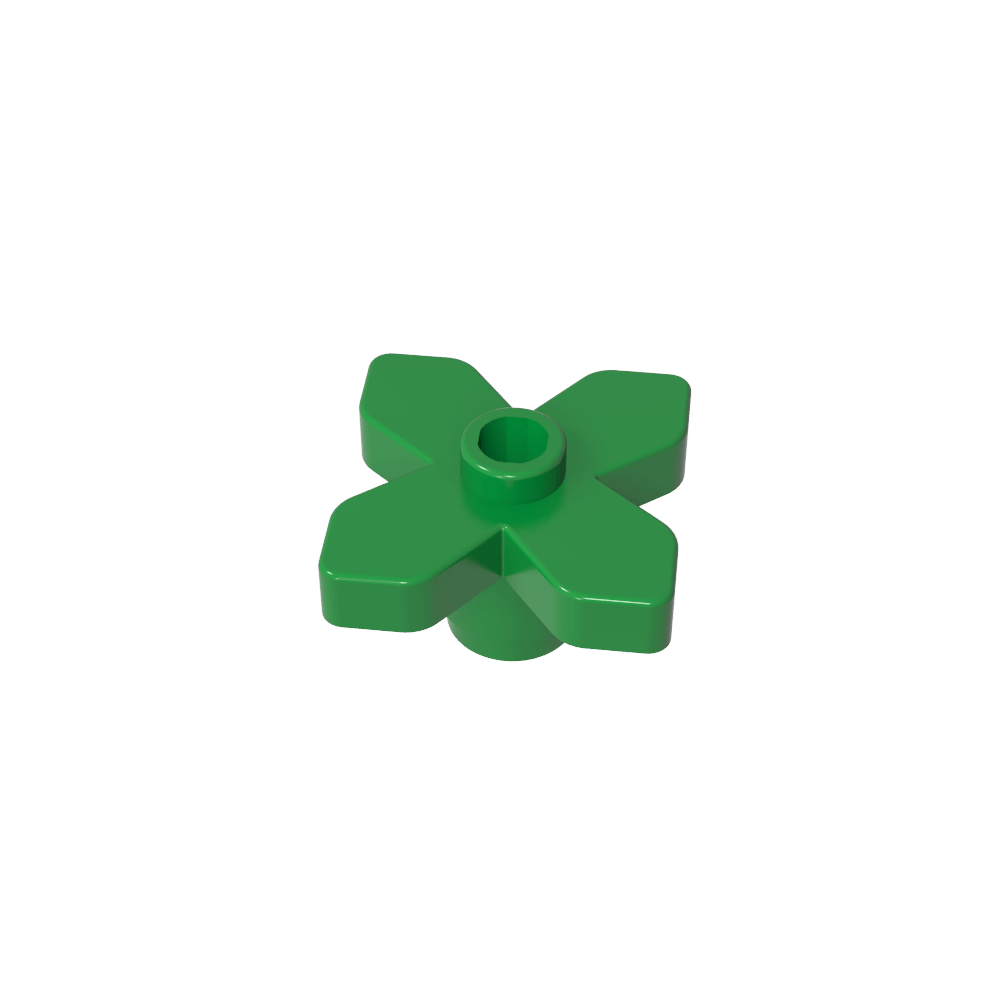 Plante, Fleur 2 x 2 Feuilles - Angulaire-MyGobricksFr