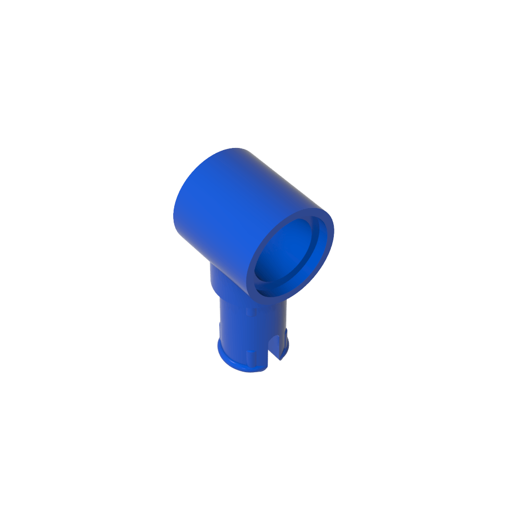 Connecteur Technic à 1 broche avec rainures de friction dans le sens de la longueur-MyGobricksFr