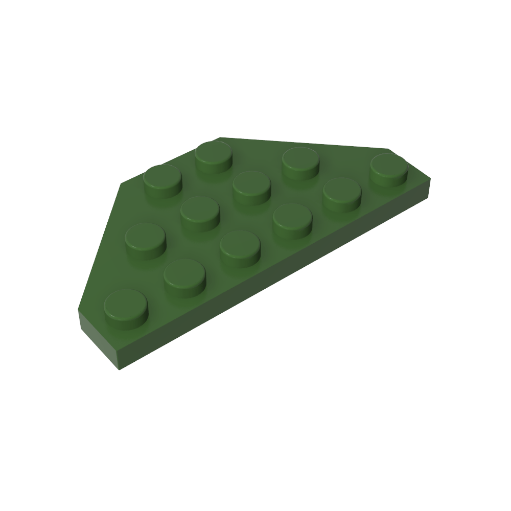 Plaque en coin 3 x 6 Coins coupés-MyGobricksFr