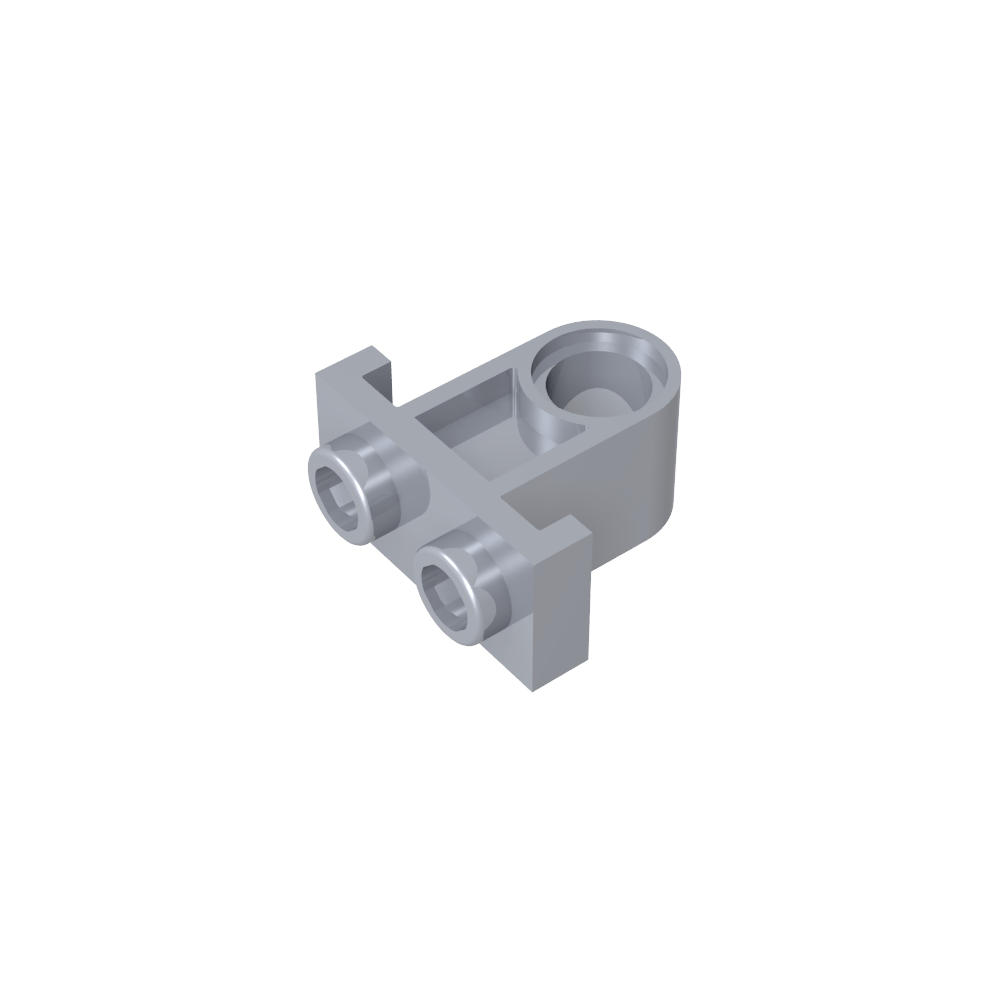 Plaque de connexion à broches Technic avec un trou (simple en bas)-MyGobricksFr