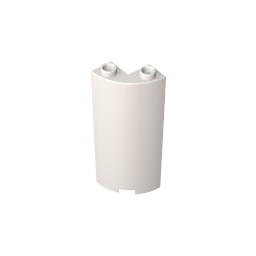 Quart de cylindre 2 x 2 x 5 (Mur)-MyGobricksFr