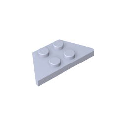 Plaque en coin 2 x 4-MyGobricksFr