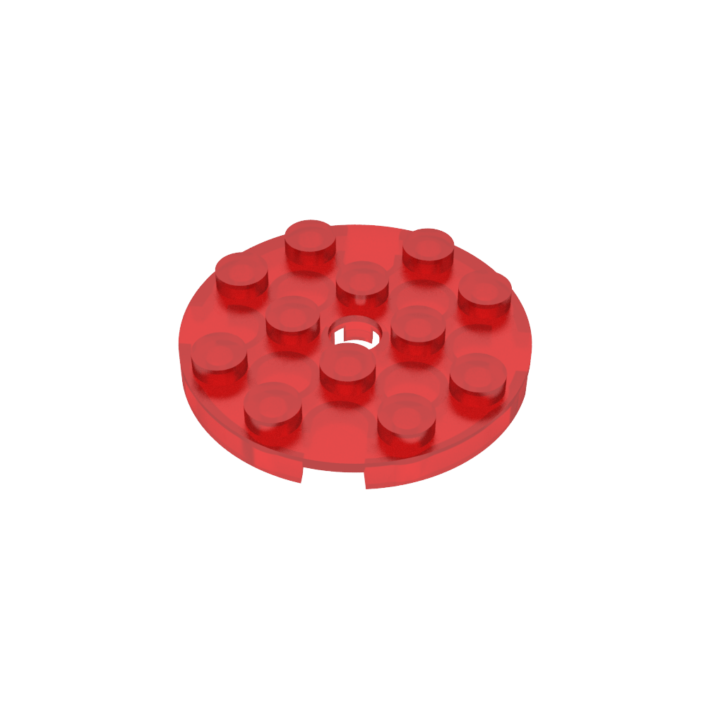 Plaque ronde 4 x 4 avec trou pour épingle-MyGobricksFr
