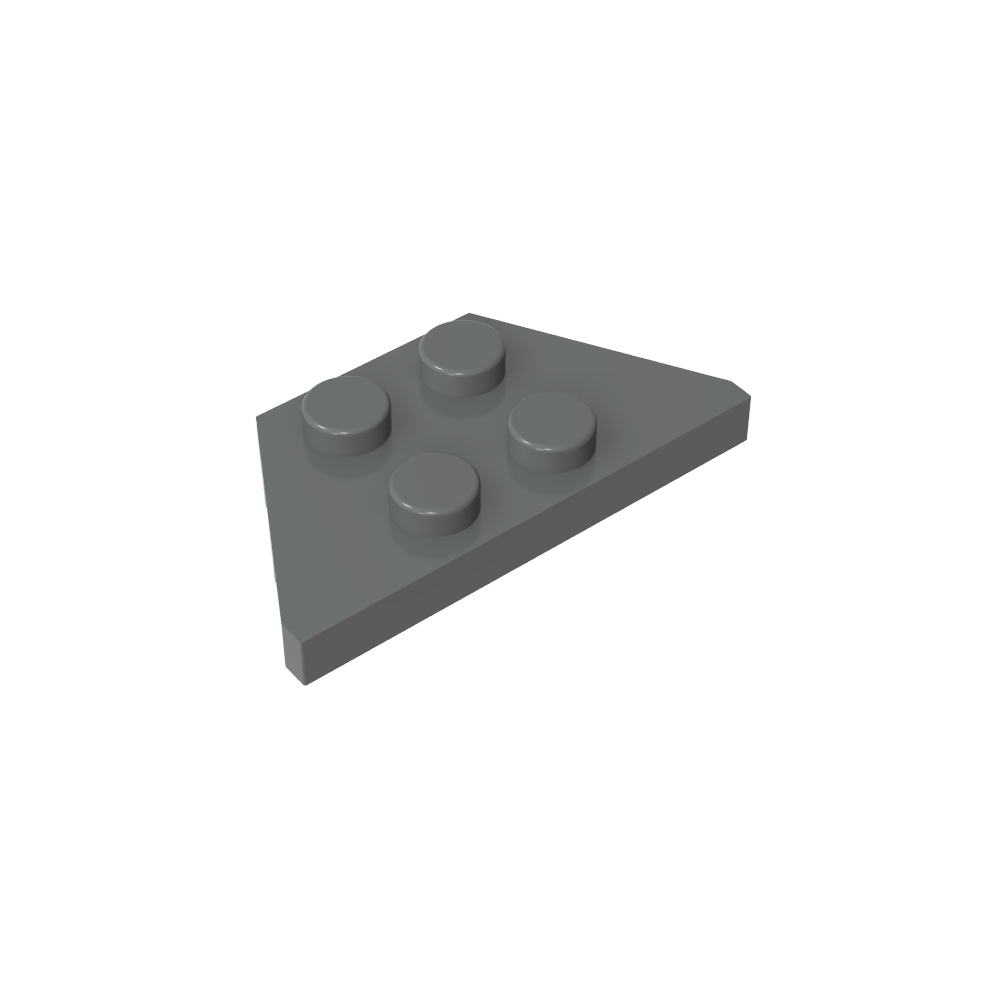 Plaque en coin 2 x 4-MyGobricksFr