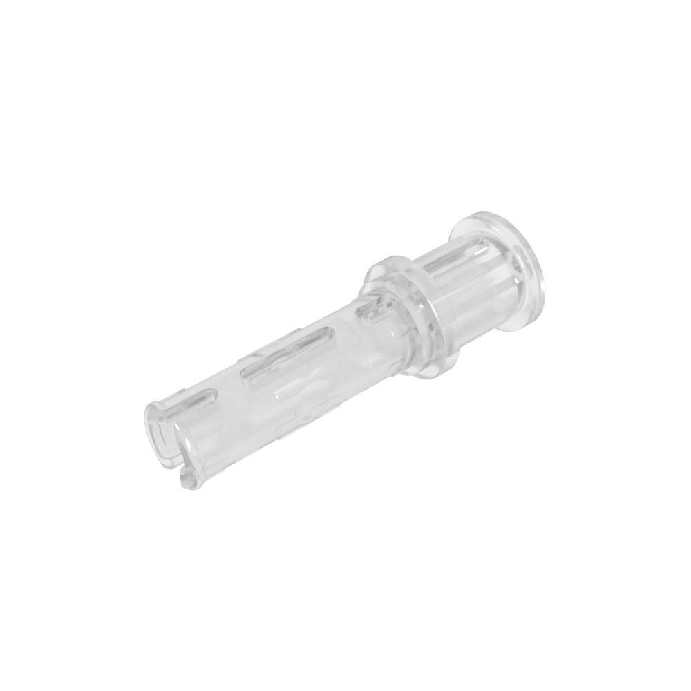 Axe Technic long avec crêtes de friction longitudinales et bague d'arrêt [crête près du bord]-MyGobricksFr