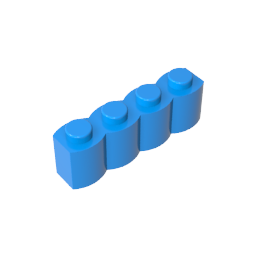 Brique spéciale 1 x 4 Palisade [alias Bûche]-MyGobricksFr