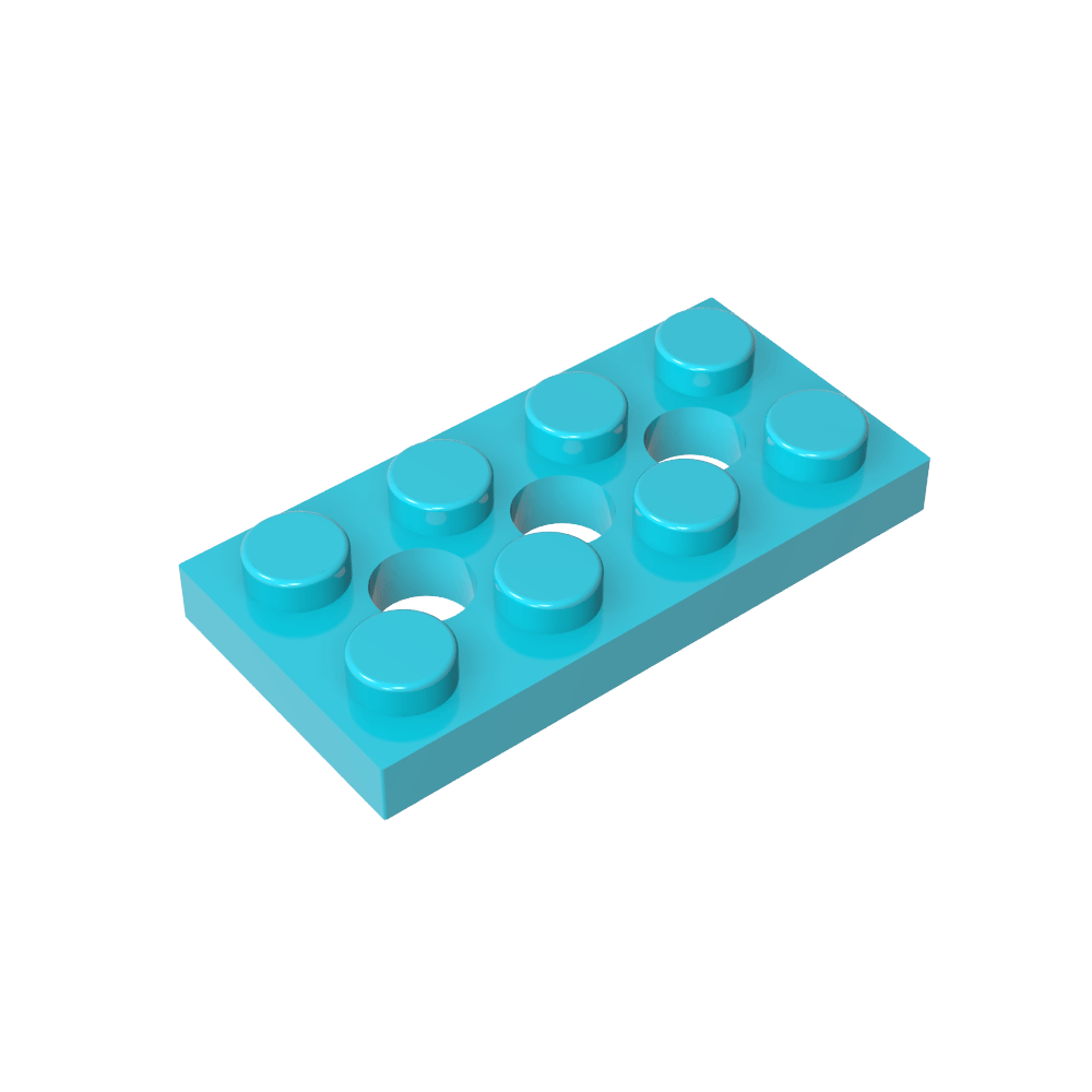 Plaque Technic 2 x 4 [3 trous]-MyGobricksFr