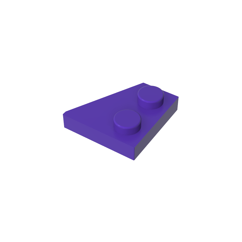 Plaque en coin 2 x 2 gauche-MyGobricksFr