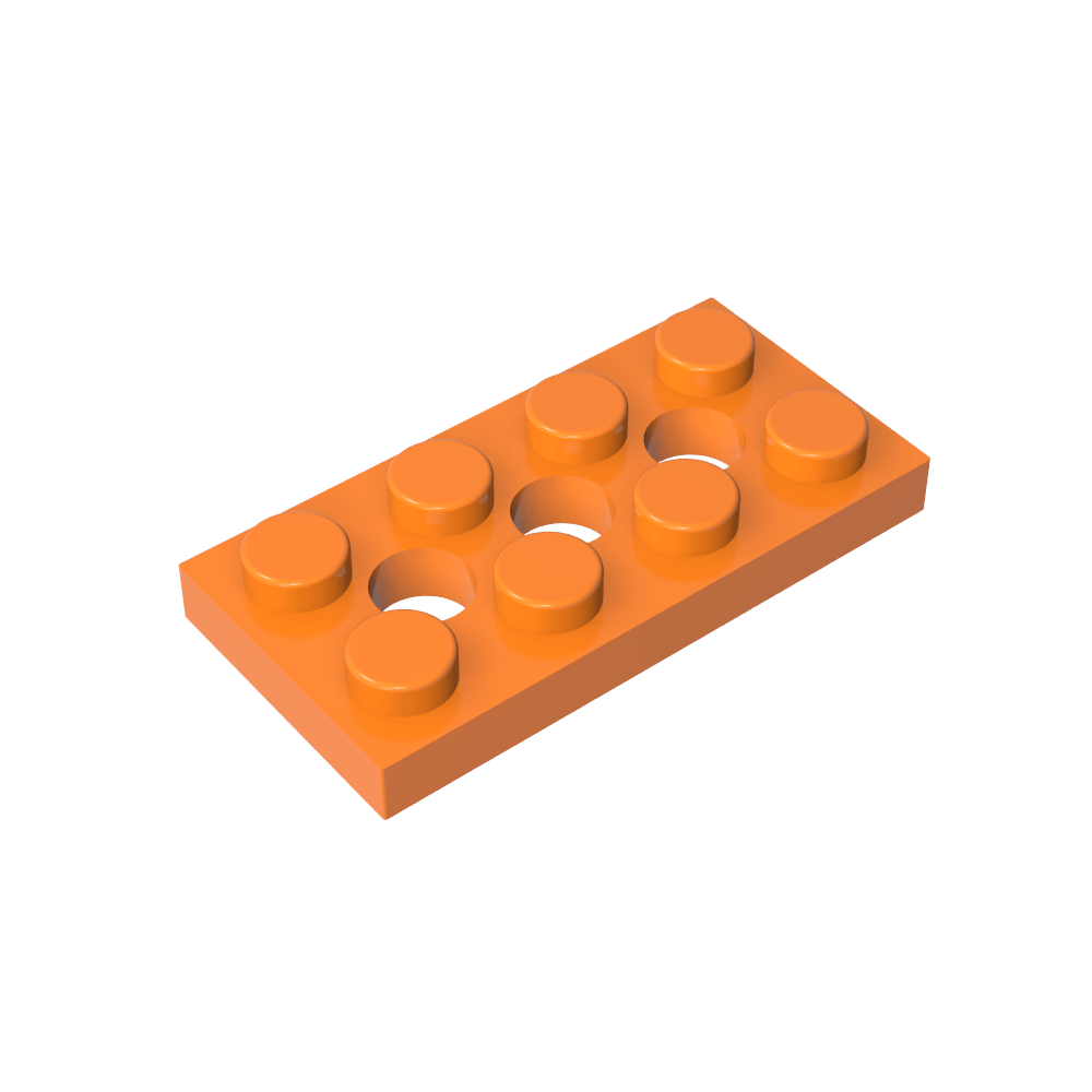 Plaque Technic 2 x 4 [3 trous]-MyGobricksFr