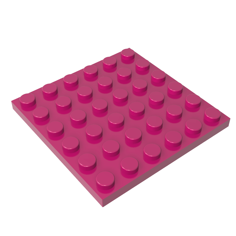 Assiette 6 x 6-MyGobricksFr
