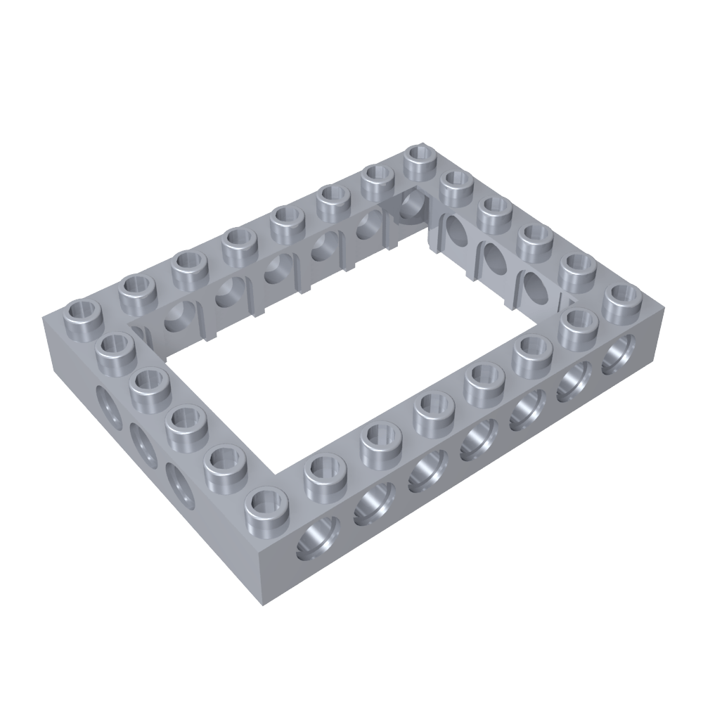 Brique Technic 6 x 8 avec centre ouvert 4 x 6-BricksBulk.Fr