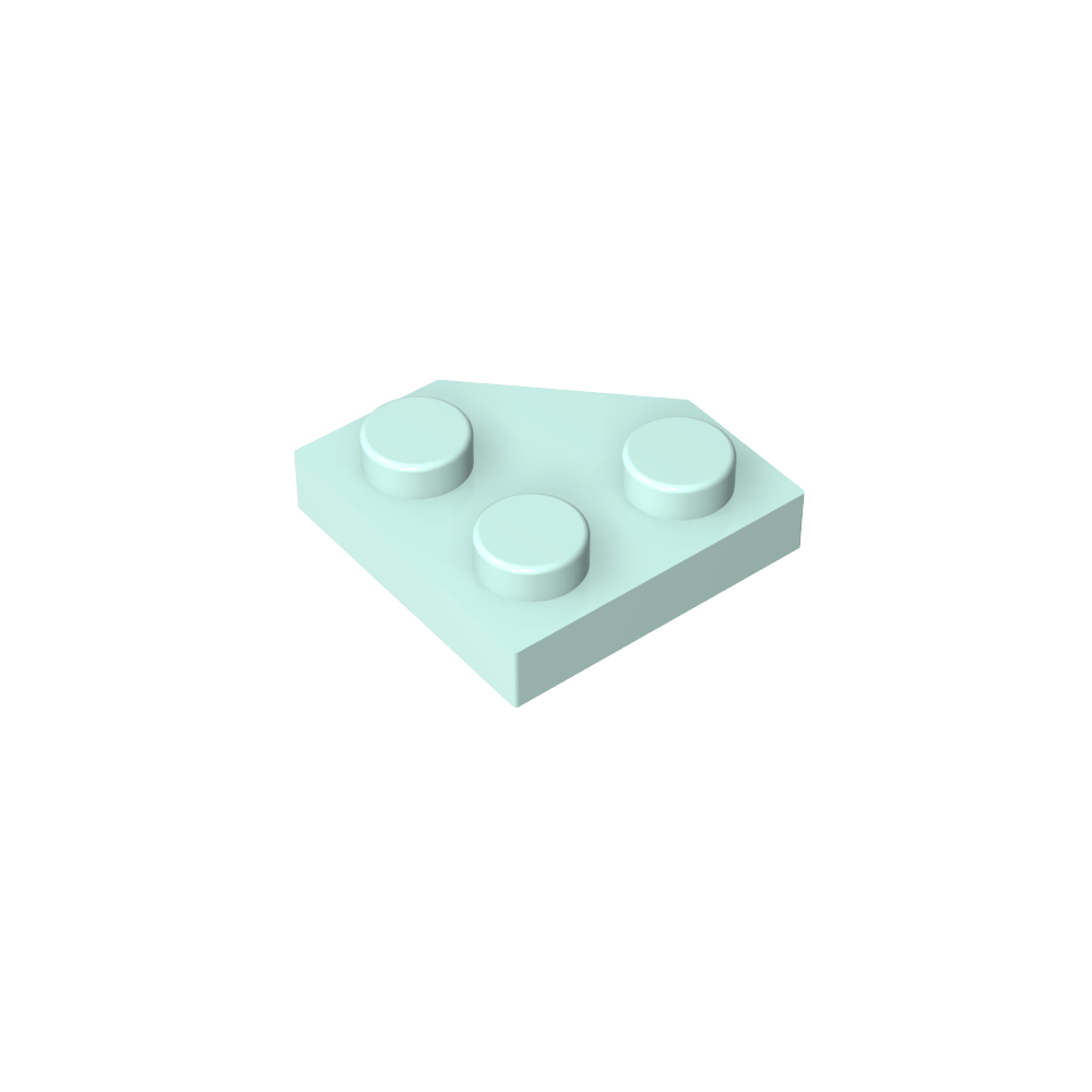 Plaque en coin 2 x 2 Coin coupé-MyGobricksFr