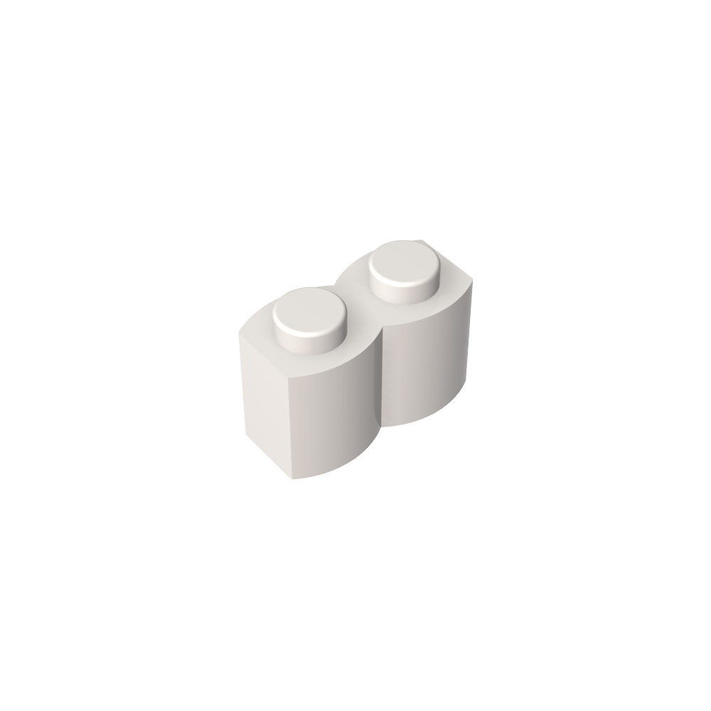 Brique spéciale 1 x 2 Palisade [alias Bûche]-MyGobricksFr