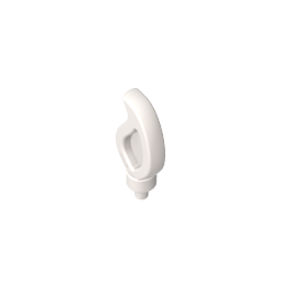 Ondulation droite arrondie simple avec petite extrémité à épingle (flamme de bougie)-MyGobricksFr