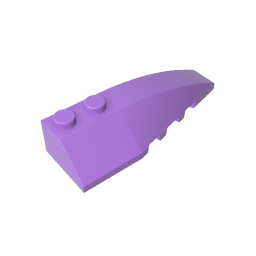 Coin incurvé 6 x 2 Droite-MyGobricksFr