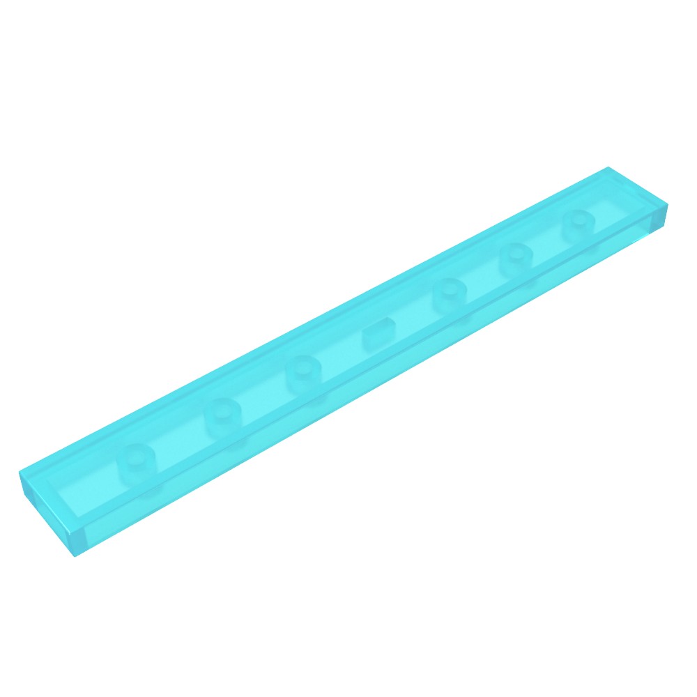 Carreau 1 x 8 avec rainure-MyGobricksFr