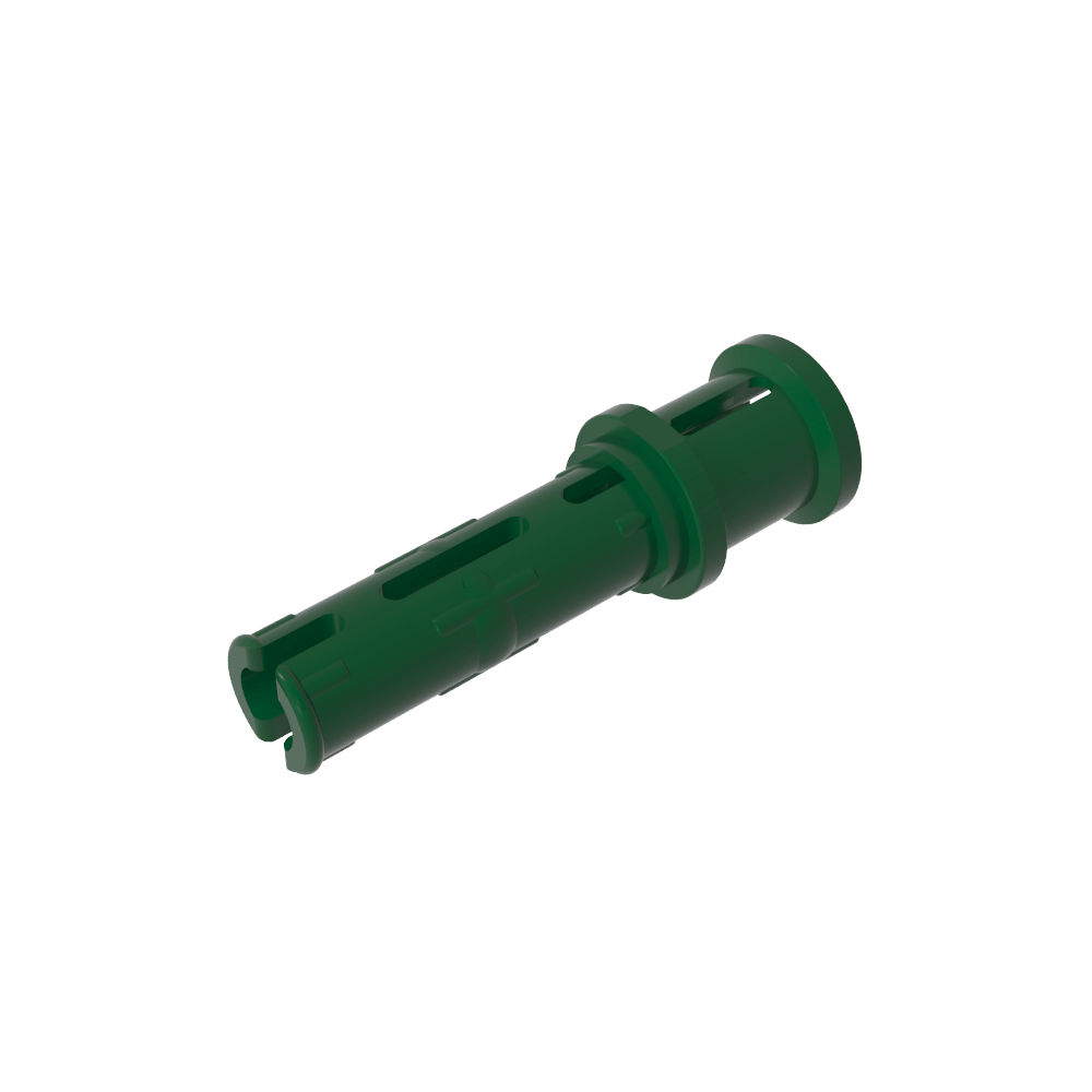 Axe Technic long avec crêtes de friction longitudinales et bague d'arrêt [crête près du bord]-MyGobricksFr
