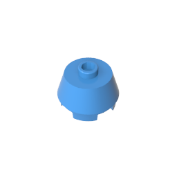 Brique ronde 2 x 2 Cône tronqué-MyGobricksFr