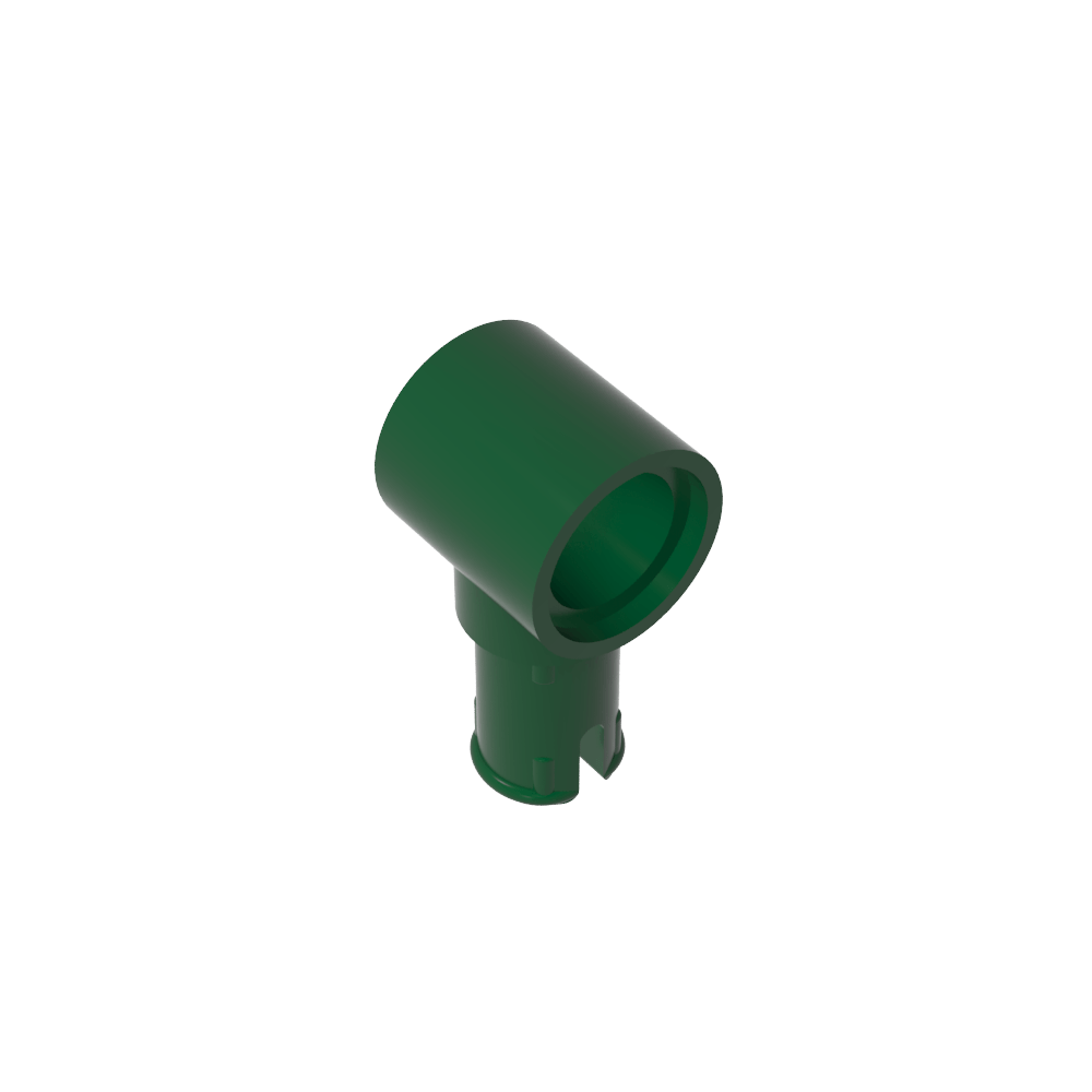 Connecteur Technic à 1 broche avec rainures de friction dans le sens de la longueur-MyGobricksFr