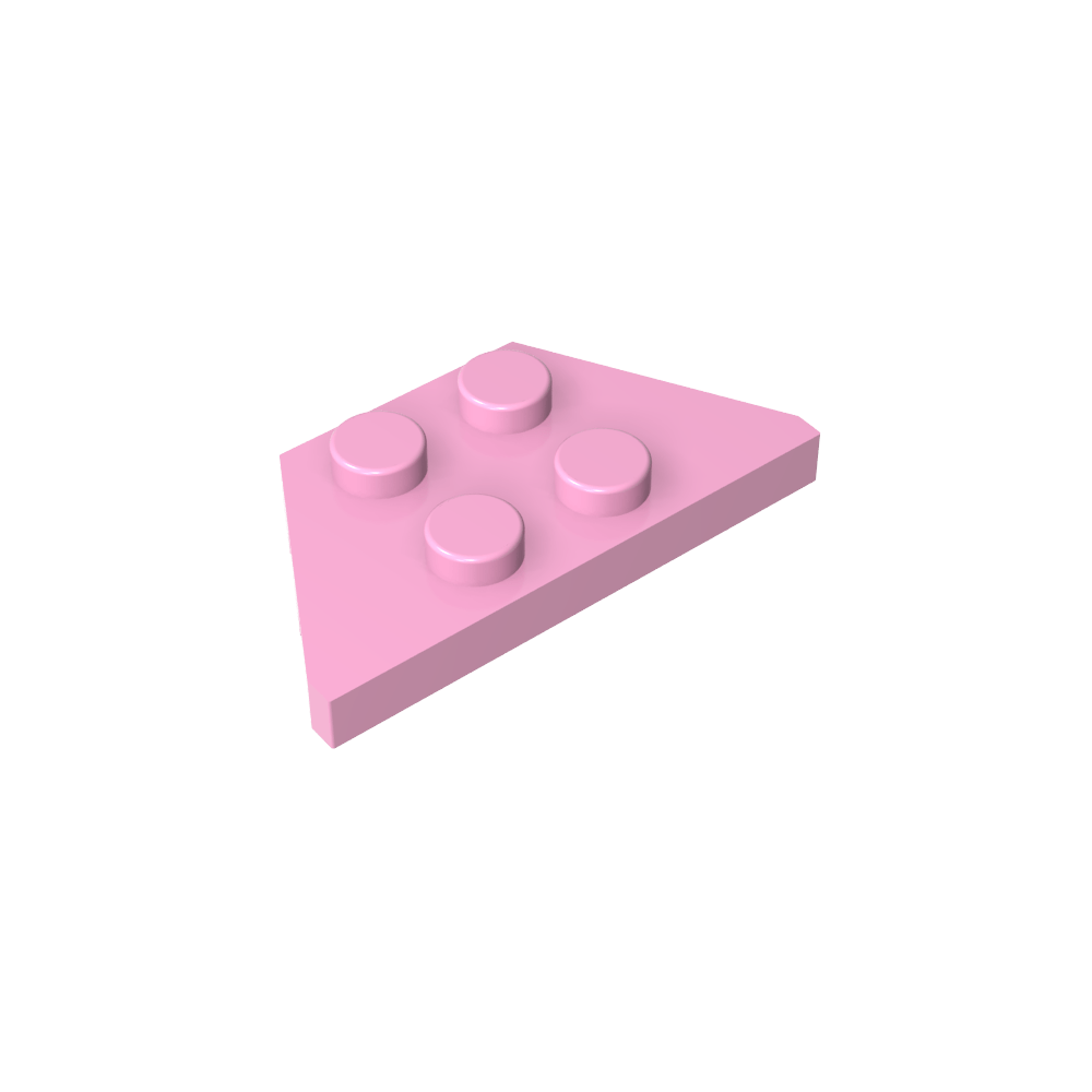 Plaque en coin 2 x 4-MyGobricksFr