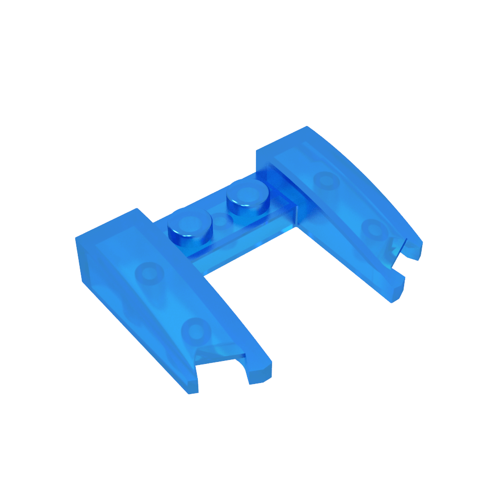 Découpe en forme de coin incurvée 3 x 4 x 2/3-MyGobricksFr