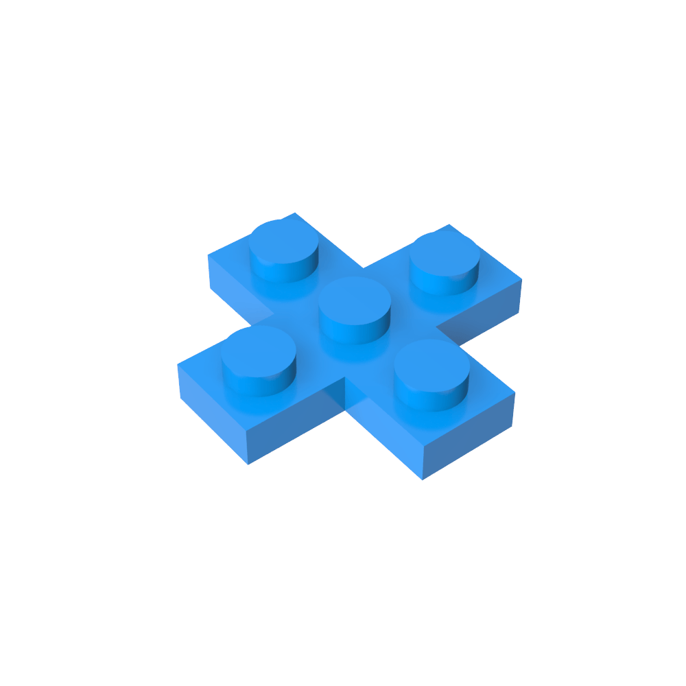 Plaque 3 x 3 Croix-MyGobricksFr