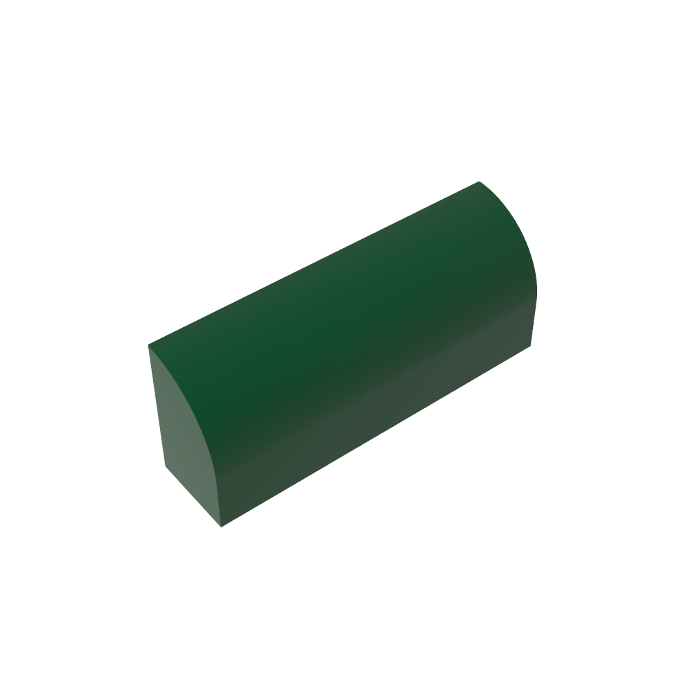 Brique courbe 1 x 4 x 1 1/3 sans montants, dessus incurvé-MyGobricksFr
