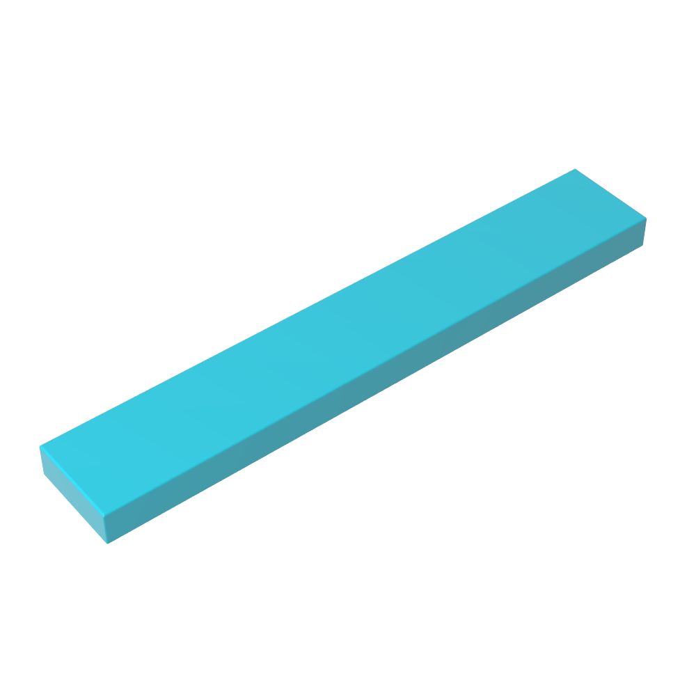 Carreau 1 x 6 avec rainure 6636-MyGobricksFr