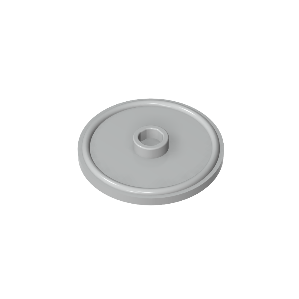 Bouclier rond à clou et bord surélevé [uni]-MyGobricksFr