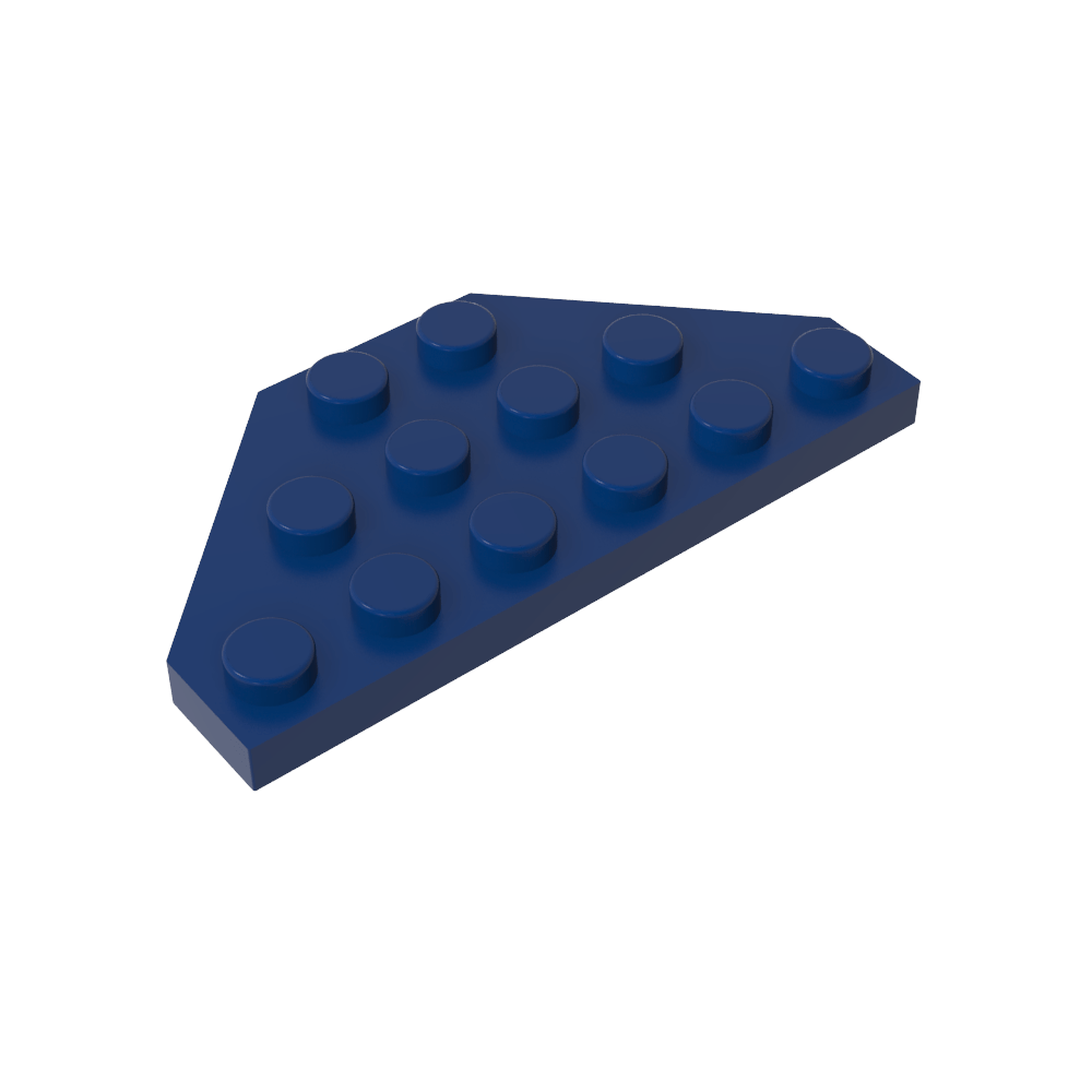 Plaque en coin 3 x 6 Coins coupés-MyGobricksFr