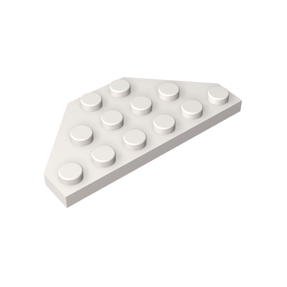 Plaque en coin 3 x 6 Coins coupés-MyGobricksFr
