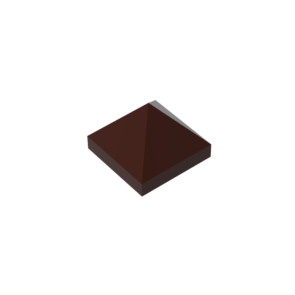 Pente 45° 1 x 1 x 2/3 Quadruple Convexe-MyGobricksFr