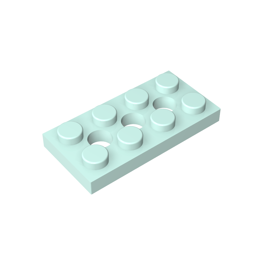 Plaque Technic 2 x 4 [3 trous]-MyGobricksFr