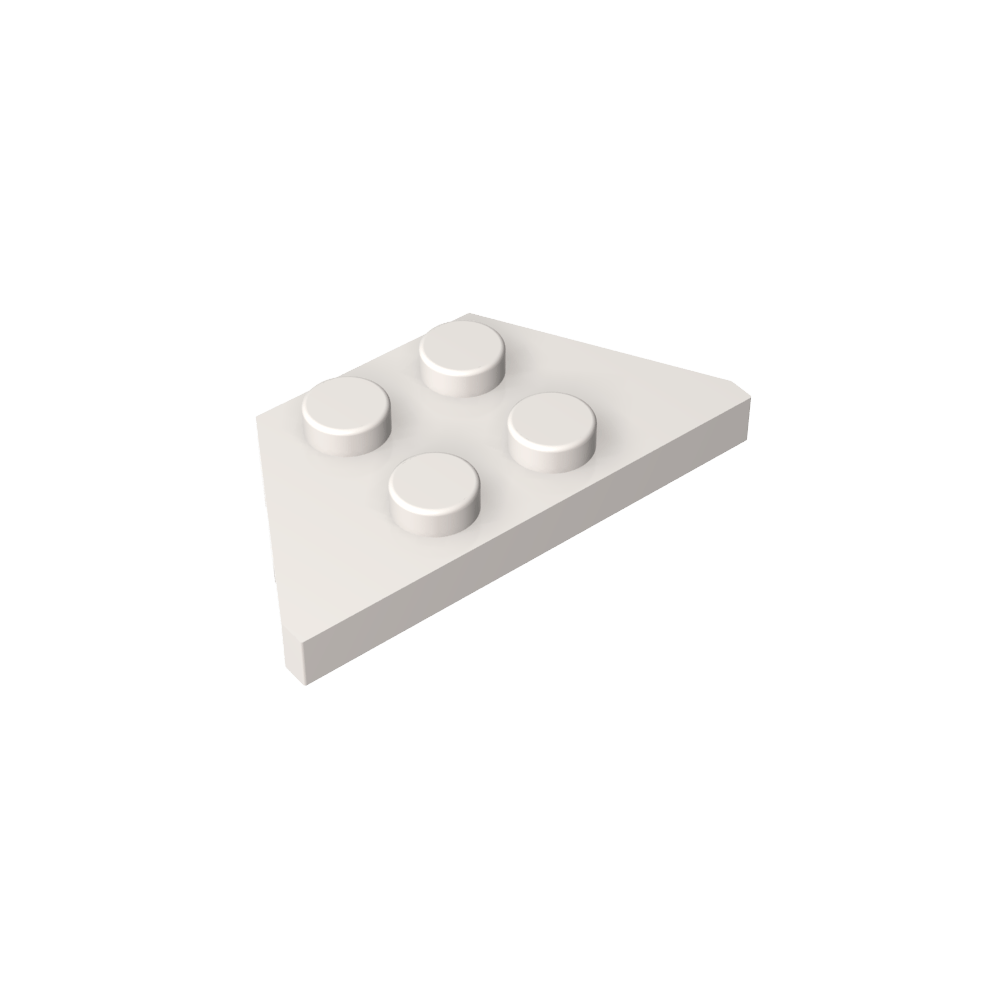 Plaque en coin 2 x 4-MyGobricksFr