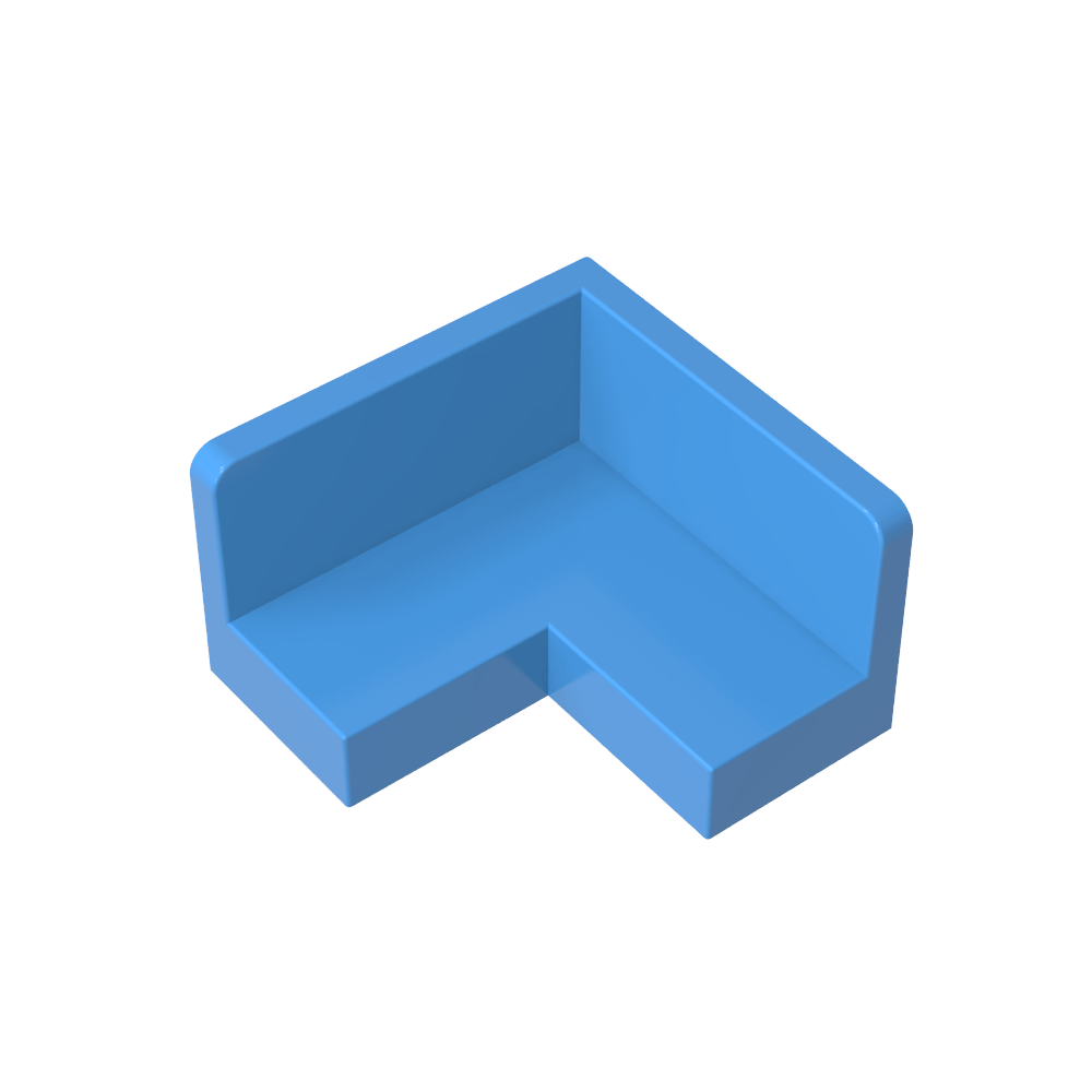 Panneau d'angle 2 x 2 x 1-MyGobricksFr