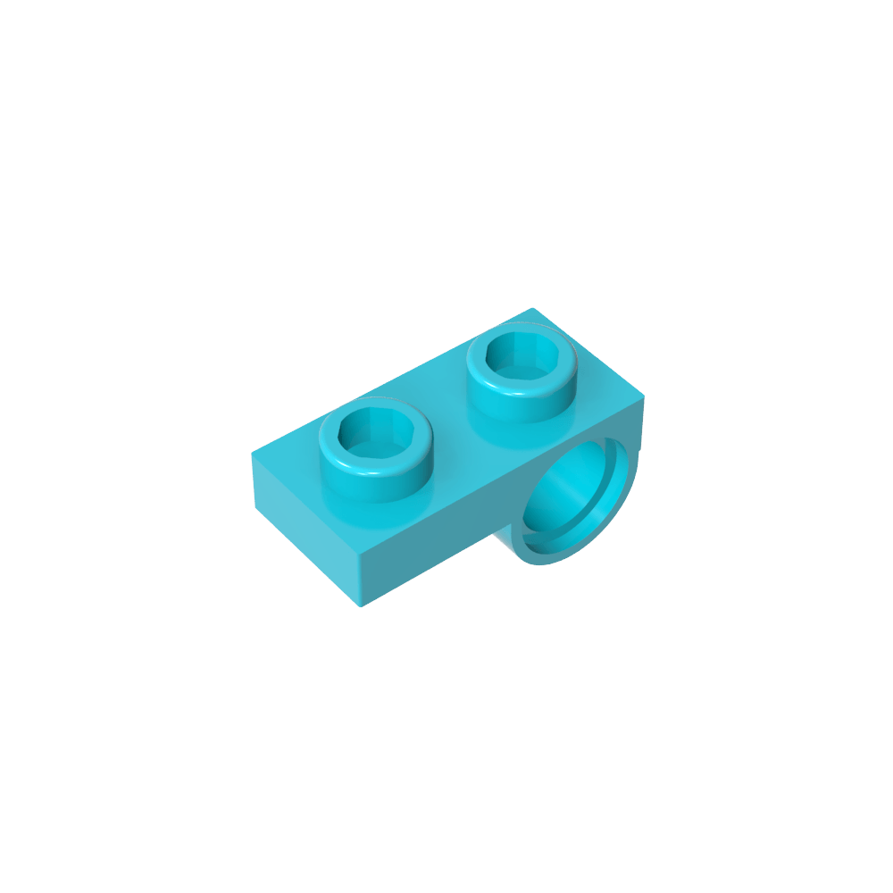 Plaque spéciale 1 x 2 avec trou pour goupille-MyGobricksFr