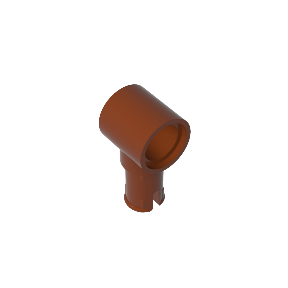Connecteur Technic à 1 broche avec rainures de friction dans le sens de la longueur-MyGobricksFr
