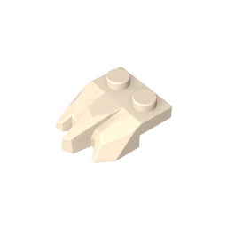 Assiette spéciale 2 x 3 avec roches-MyGobricksFr