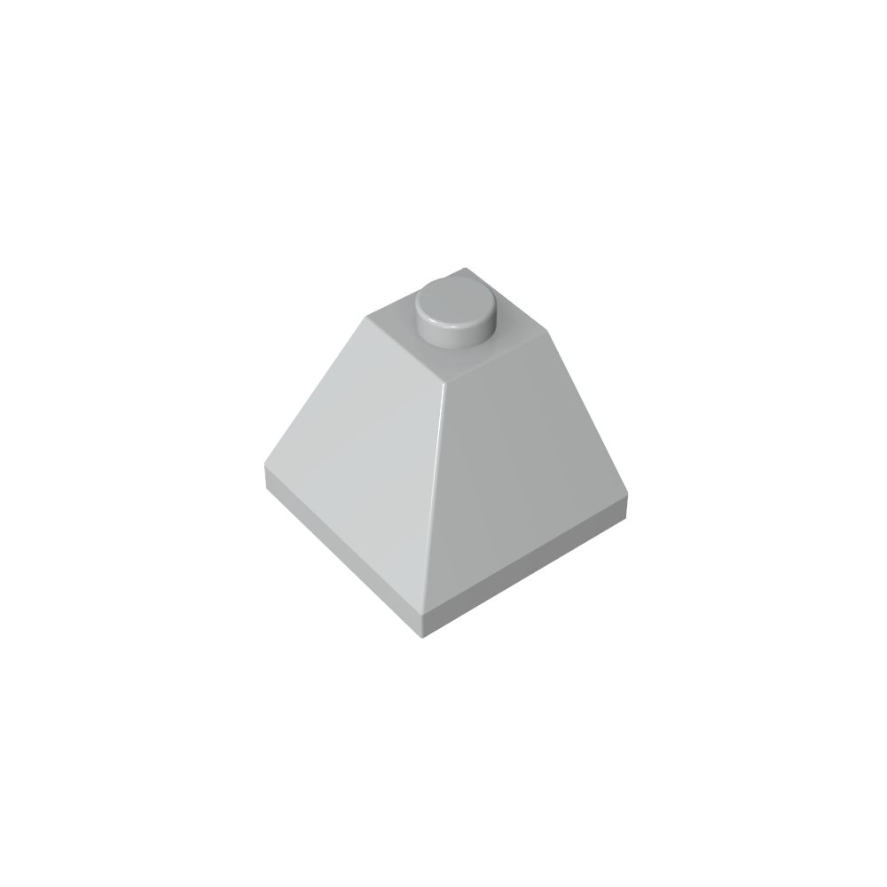 Pente 45° 2 x 2 Double convexe-MyGobricksFr