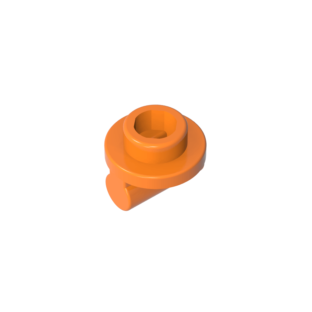 Plaque ronde 1 x 1 avec goujon ouvert et barre sur la face inférieure-MyGobricksFr