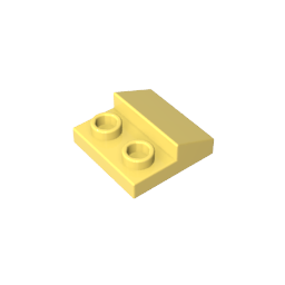 Pente 45 2 x 1 avec découpe 2/3-MyGobricksFr
