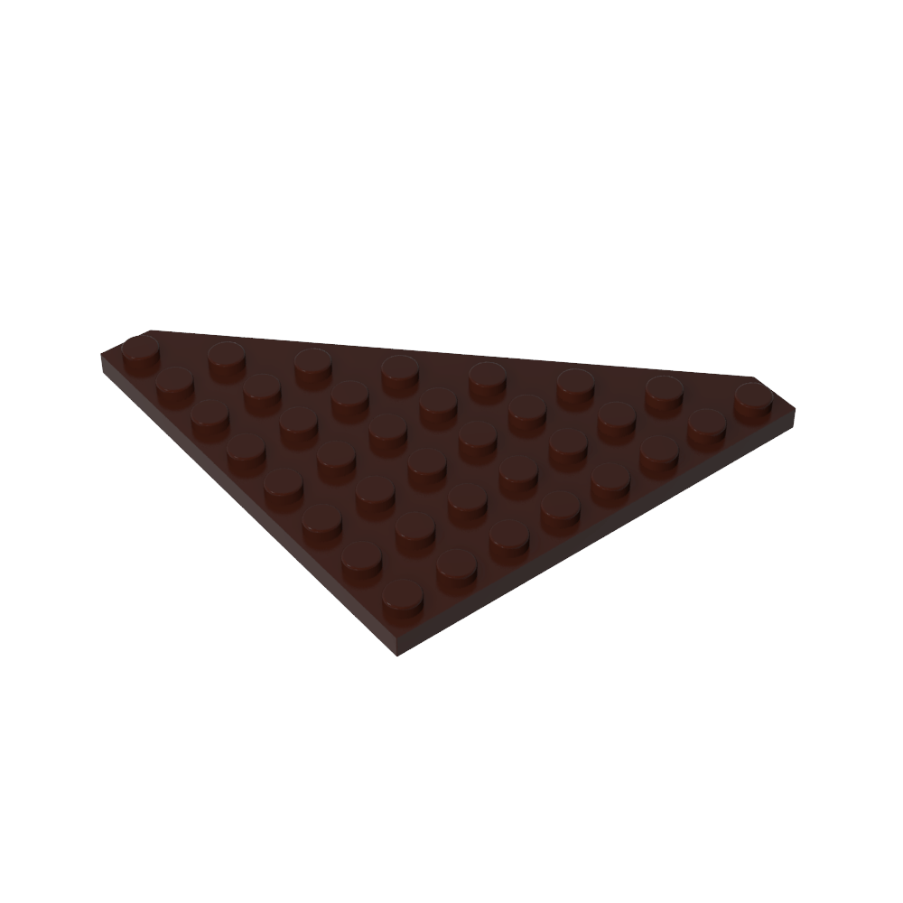 Plaque compensée 8 x 8 coin coupé-MyGobricksFr