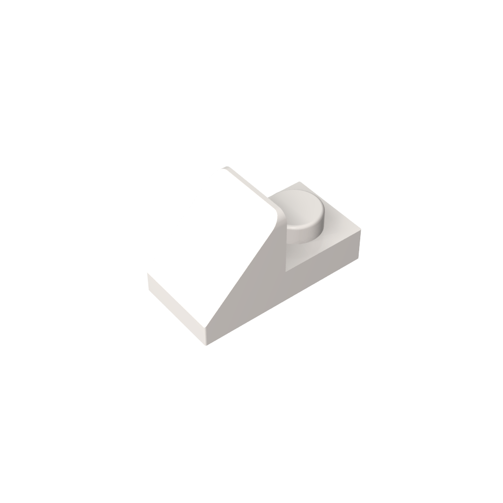 Pente 45° 2 x 1 avec découpe 2/3 [Version originale]-MyGobricksFr