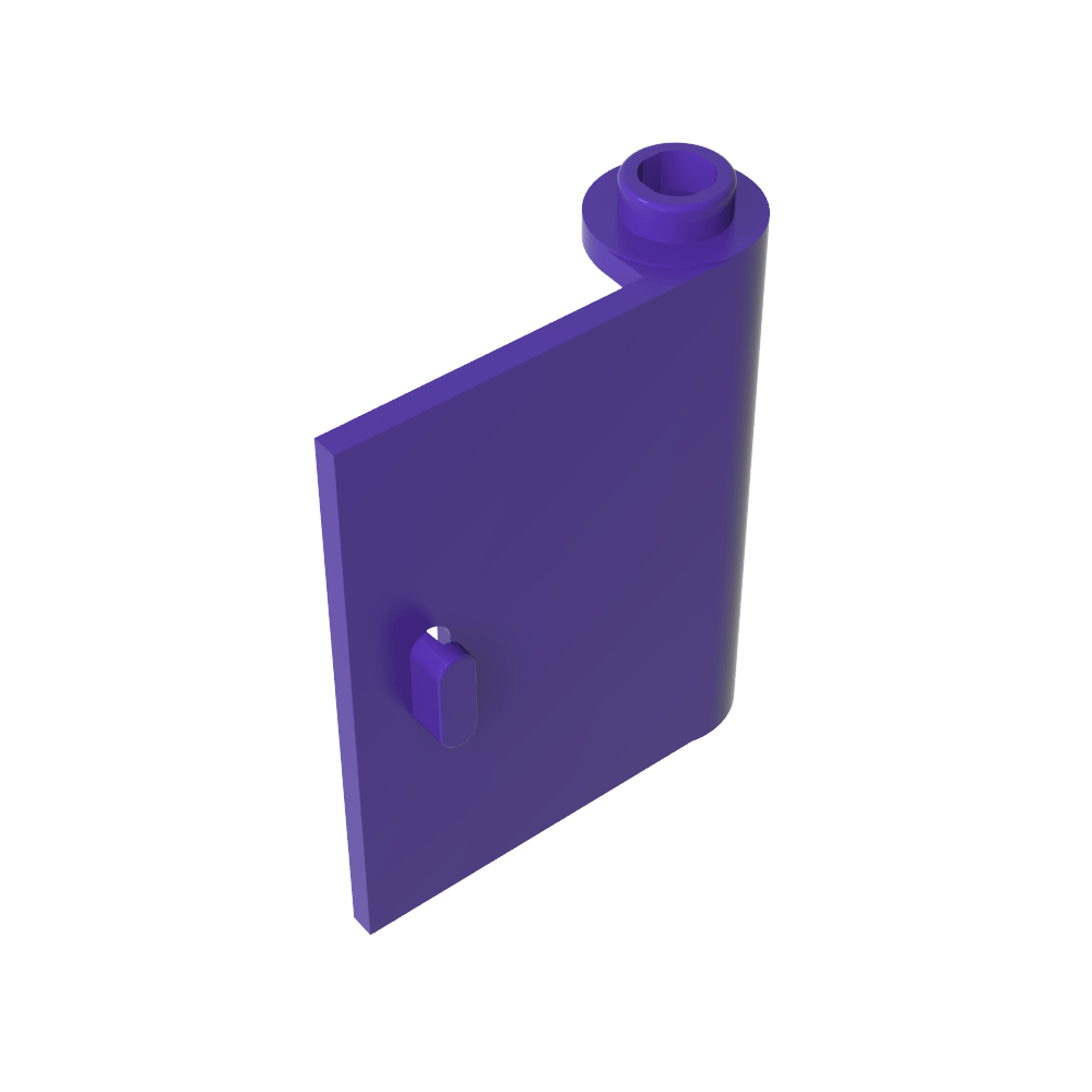 Porte 1 x 3 x 3 Droite - Ouverture entre les charnières supérieure et inférieure-MyGobricksFr