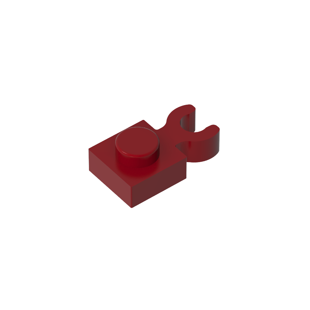 Plaque spéciale 1 x 1 avec clip vertical [Clip en U épais]-MyGobricksFr